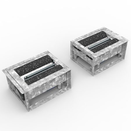 BM9010 Roller brake tester - 3D illustration